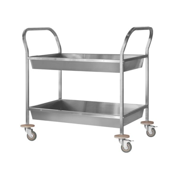 Тележка для сервировки ТДСп - 800*500*860"Profi Inox",2 уровня Тележка для сервировки ТДСп - 800*500*860"Profi Inox",2 уровня